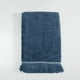 thumbnail image 2 of Toalla de Playa 3D 80×160 cm. Algodón Jacquard/ Flores Azul – Mashini, 2 of 3
