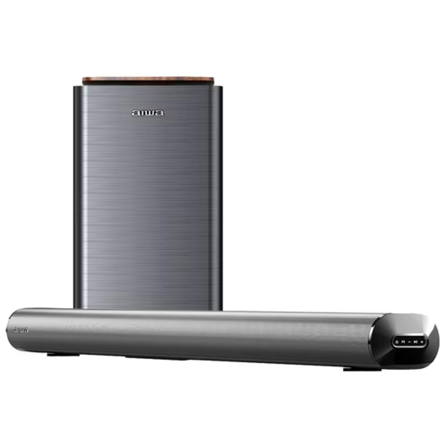Aiwa - Parlante Barra De Sonido Con Subwoofer Bluetooth 1600w