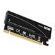 thumbnail image 5 of Adaptador NVMe M.2 NGFF SSD A PCIE 3.0 X16 Tarjeta De Expansión Y Disipador De Calor Negro, 5 of 5