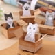 thumbnail image 1 of 4pcs Adorable Cartoon Cat Sticky Notes - Perfect for Home, Office, and School!, 1 of 4