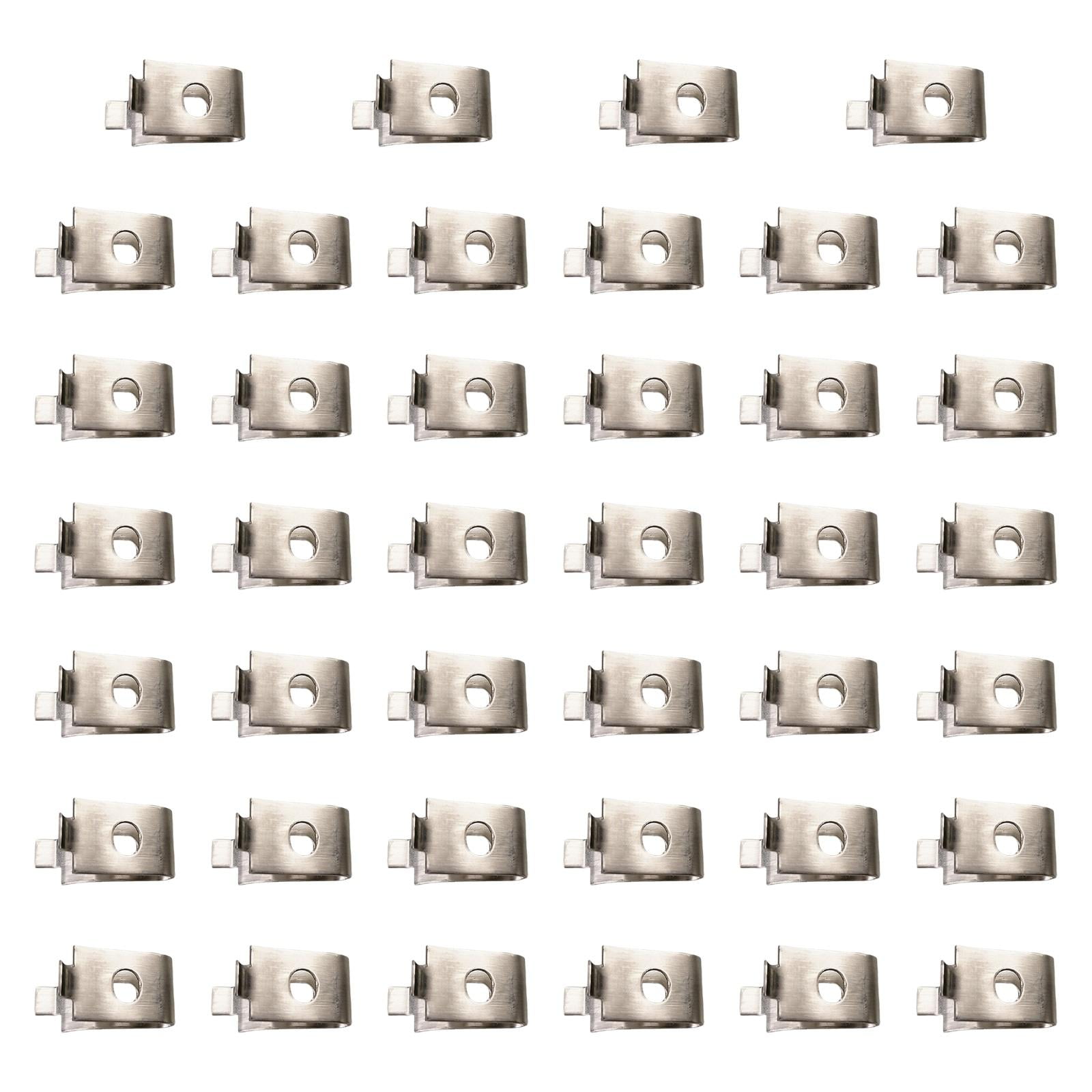 Bothyi - 40x Clips De Soporte De Estante Ajustables Clips De Estante De Armario De Cocina Multiusos