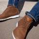 thumbnail image 2 of Botines Hombre Cuero Cordones Elasticados Varos-6-76 Bullboxer marron claro 40, 2 of 4