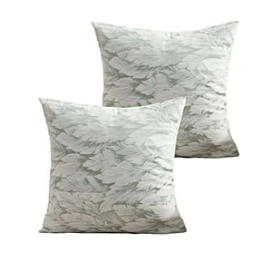 Genérico - Pack De 2 Fundas De Cojines Diseño Hoja 45Cm X 45 Cm C4