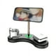 thumbnail image 1 of Cargador inalámbrico magnético 3 en 1 con carga rápida de 15 W, rotación de 360° y soporte para teléfonos inteligentes-Negro, 1 of 9