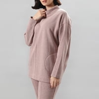 Poleron Cuello Subido Flores Loungewear Mujer 50294-117