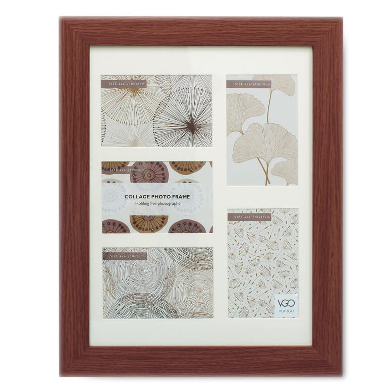 Vgo - Marco Madera Collage Caoba 30X40 Cm / 5F