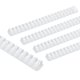 thumbnail image 1 of Uxcell 32mm (1/1/4") Peines de Encuadernación de Plástico, 10 Piezas Espinas de Encuadernación de 21 Anillos Capacidad de 265 Hojas Tamaño Carta para Encuadernar Hojas de Papel, Blanco, 1 of 6
