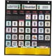 thumbnail image 4 of Calendario de bolsillo negro, calendario de enseñanza, 51 cm x 60 cm, calendario de pared educativo completo mensual, calendario organizado para el aula de educación en casa, 4 of 6