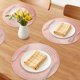 thumbnail image 2 of Juego de Manteles Rústicos de 6 Manteles Tejidos con Diseño Hueco para Decoración de Mesa de Comedor Interior y Exterior, Mantel de Cocina, Limpieza Fácil, Oro Rosa, 15 pulgadas, 2 of 6