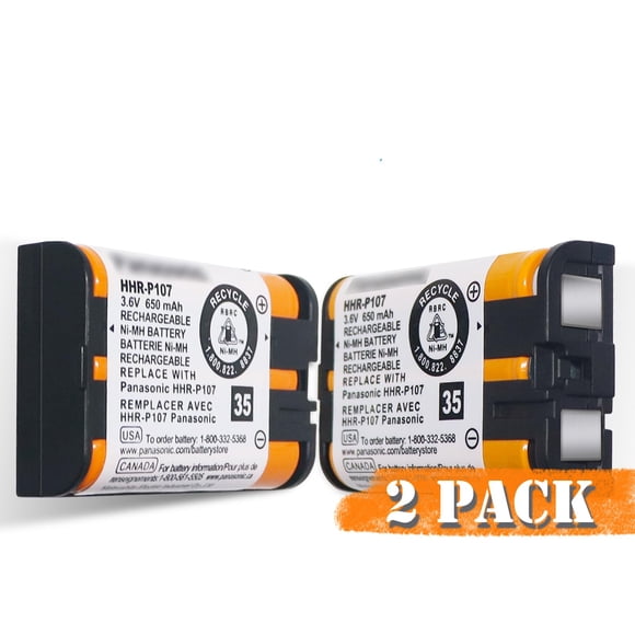 Batería recargable CUCESH HHR-P107 3.6V 650mAh para Panasonic