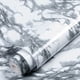 thumbnail image 5 of 1pc Heat and Oil Resistant Marble Pattern Waterproof Wall Stickers for Kitchen and Bathroom Cabinets - Self-Adhesive Refurbishment Stickers, 5 of 5