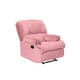 thumbnail image 2 of Bergere Perugia Reclinable Tela Velvet Palo Rosa, 2 of 3