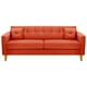 thumbnail image 1 of Sofa New Retro 3CG Felpa 01 Naranja, 1 of 6