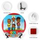 thumbnail image 3 of Jools TV Plato decorativo de porcelana fina (bone china), plato decorativo de cerámica para hogar, oficina, soporte de pared, platos decorativos para dormitorio - 6 pulgadas (15 cm), 3 of 6