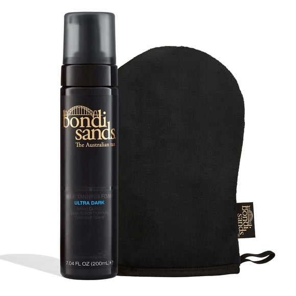 Espuma autobronceadora Bondi Sands Ultra Dark con guante de aplicación