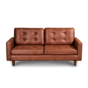 Latam Home - Sofá Nápoles 3C Cuero Kentucky Tabaco