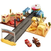 Set De Juego Mattel Disney Pixar Cars On The Road Con 2 Coches De Juguete