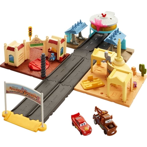 Set De Juego Mattel Disney Pixar Cars On The Road Con 2 Coches De Juguete