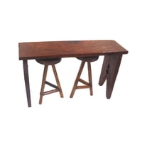 Magideal - Mini Mesa De Bar, Silla Alta, Decoración De Madera 1/12, Modelo De Muebles, Taburete De Escritorio De Muñecas, Micro Paisaje, Diseño De Esce