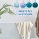 thumbnail image 5 of Set de 4 esponjas de malla para baño y ducha DadyMart, 5 of 8