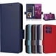 thumbnail image 3 of Funda Cartera para Motorola MOTO Edge 60S Pro Tapa Flip con Ranuras y Soporte Azul, 3 of 5