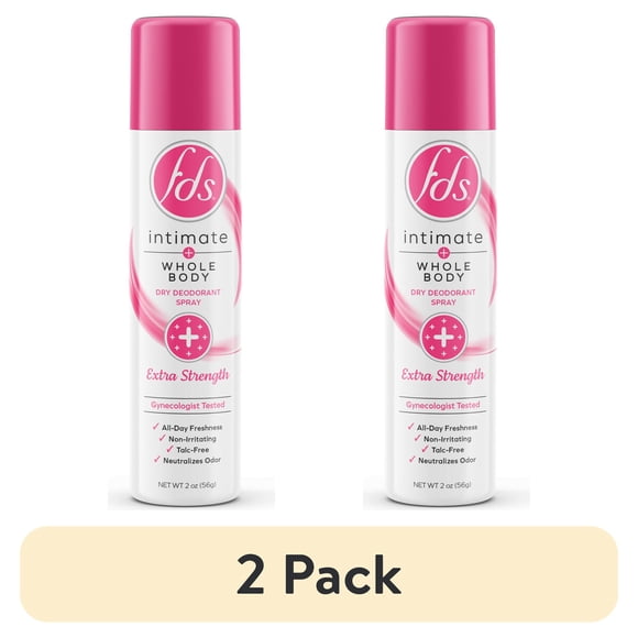 Desodorante antimo FDS Intimate Body Dry 2x56g Sin Talco