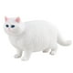 thumbnail image 2 of Figura De Gato Realista Figura De Gato De Simulación En Miniatura Para Regalos Patio Blanco, 2 of 3