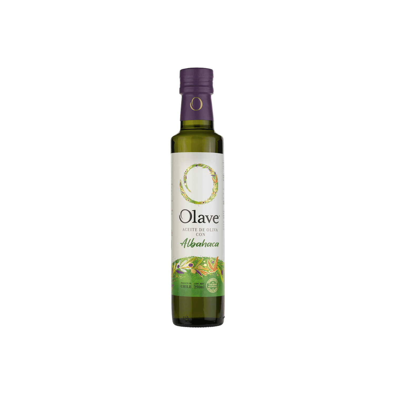 Aceite Oliva Extra Saborizado Olave Albahaca 1 x 250 ml