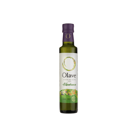 Aceite De Oliva Extra Virgen Olave Albahaca 1 X 250 Ml