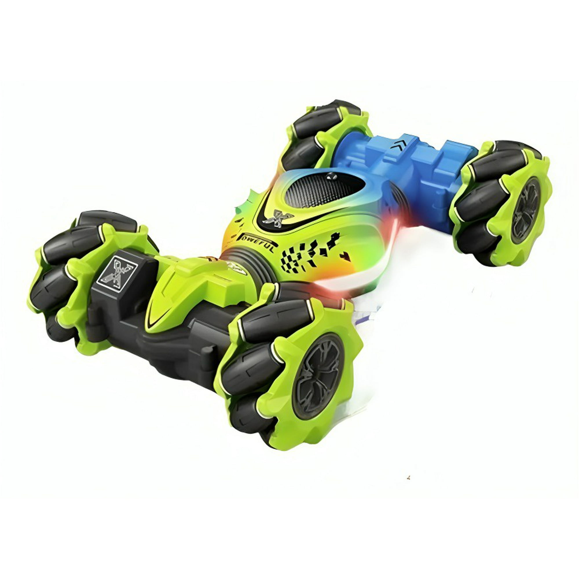 Genérico - Auto Loco 4x4 Trucos Pro Con Control 2.4g Verde