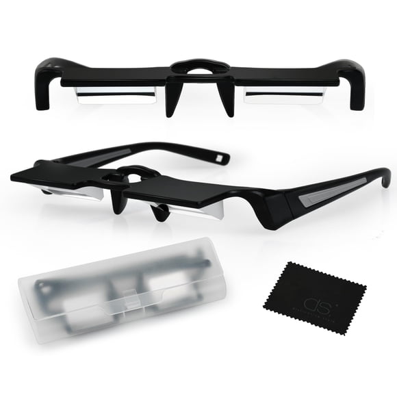 Gafas Lazy DS. Estilo distintivo, prisma, tejido a ganchillo de 90 grados