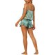thumbnail image 3 of Conjunto de Pijama de Satén para Mujer de INSPIRE CHIC con Top Cami de Cuello en V y Shorts con Volantes para Dormir en Primavera Verano M Verde, 3 of 5