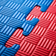 thumbnail image 4 of Plancha Tatami 100cm X 100cm X 4cm Rojo Y Azul, 4 of 4