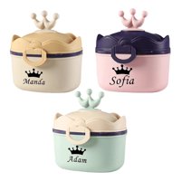 Genérico - Set 3 Contenedor Formula Leche Portatiil Compacto Bebes Lau