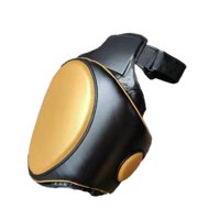 Magideal - Almohadillas De Boxeo Curvas Para Muslos, Objetivo Para Pies, Muay Thai, Kickboxing, Competición, Karate, Mma, Ayuda Para Entrenamiento, Asas Acolchad Derecha Negra