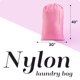 thumbnail image 2 of Bolsa de lavandería Handy Laundry XL extra grande 76 cm × 102 cm Rosa, 2 of 7