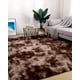 thumbnail image 3 of Alfombra peluda Suave 240 x 200 cm Primera Calidad Café Jaspeado, 3 of 3
