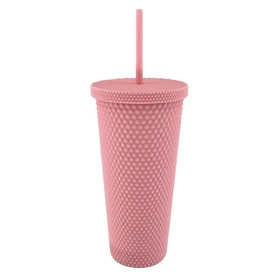 Vaso Tumbler 650Ml Plástico Rosa Haus