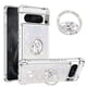 thumbnail image 1 of Funda Para Google Pixel 8 Pro Con Brillo Líquido, Protección Completa Y Soporte De Anillo Giratorio, 1 of 4