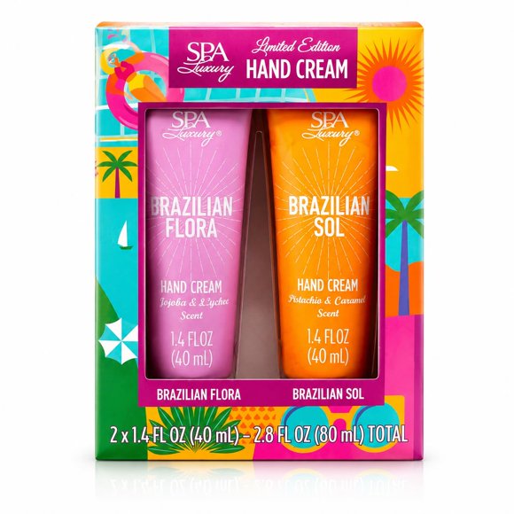 Crema de manos Spa Luxury 80 ml (2 unidades) – Aromas brasileños
