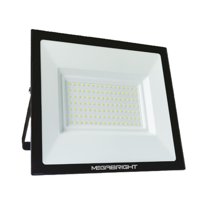 Foco Proyector Telco Flat Led 100W 3000K Calido Megabright Negro 29X24X3