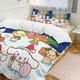 thumbnail image 1 of Sanrio Quilt Set Thicken Soft 3 Pieces Bedding Set All Season Duvet Cove with 2 Pillowcases for Adult Women Girls Teens Home Room Decor, 1 of 5