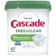 thumbnail image 1 of Pastillas para lavavajillas Cascade Free & Clear sin fragancia 47 piezas, 1 of 9