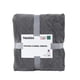 thumbnail image 3 of Frazada Flannel Embossed 2 P Gris, 3 of 3