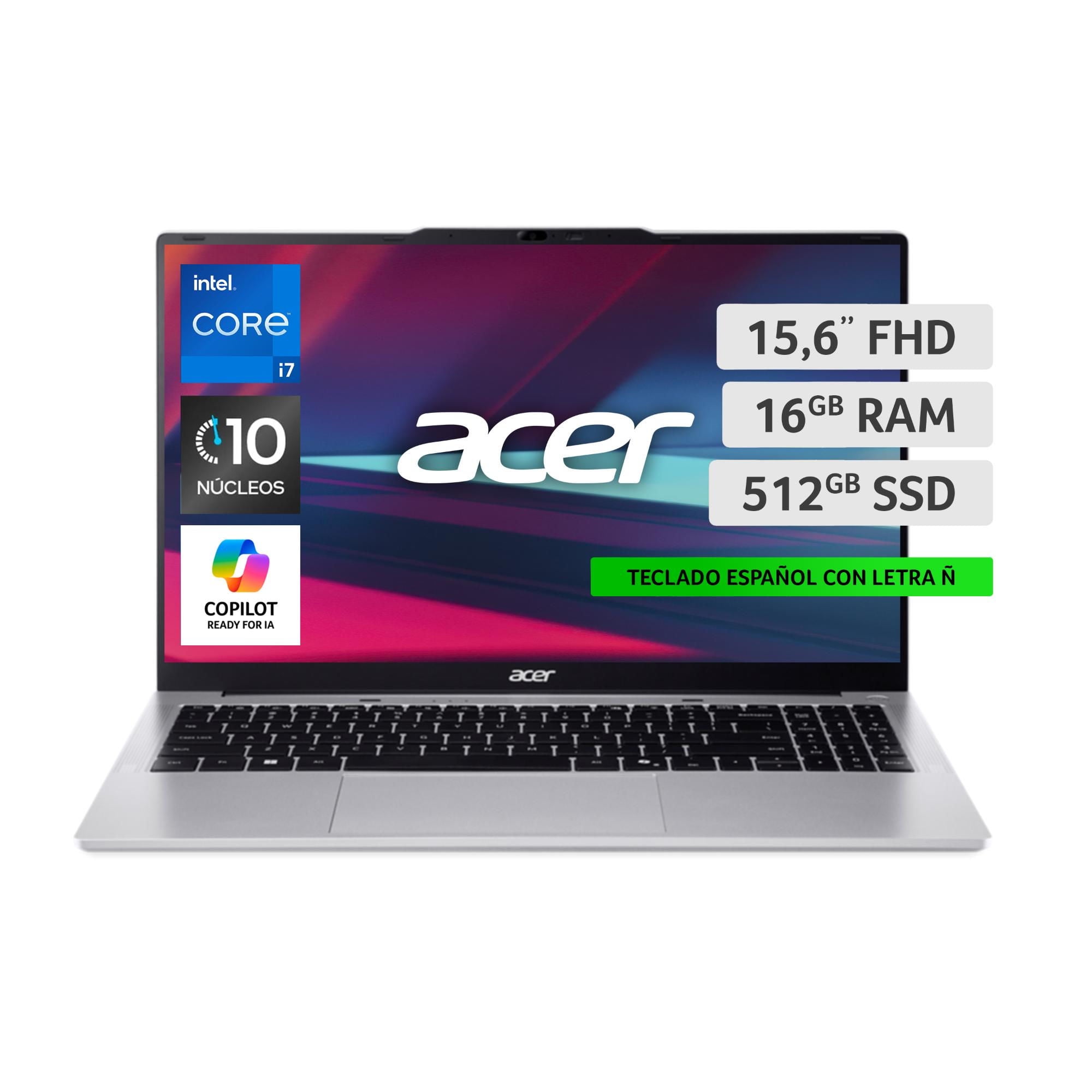 Notebook Aspire Lite Al15-72p-79w5-1 15.6" Full HD Intel Core i7 16GB 512GB SSD Gris