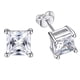 thumbnail image 1 of Cubic Zirconia Stud Earrings Pendientes de cristal hipoalergénico para mujeres, 1 of 3