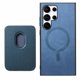 thumbnail image 5 of Funda de Cuero Magnética con Tarjetero para Samsung Galaxy S23 Ultra Cubierta Delgada Azul, 5 of 5
