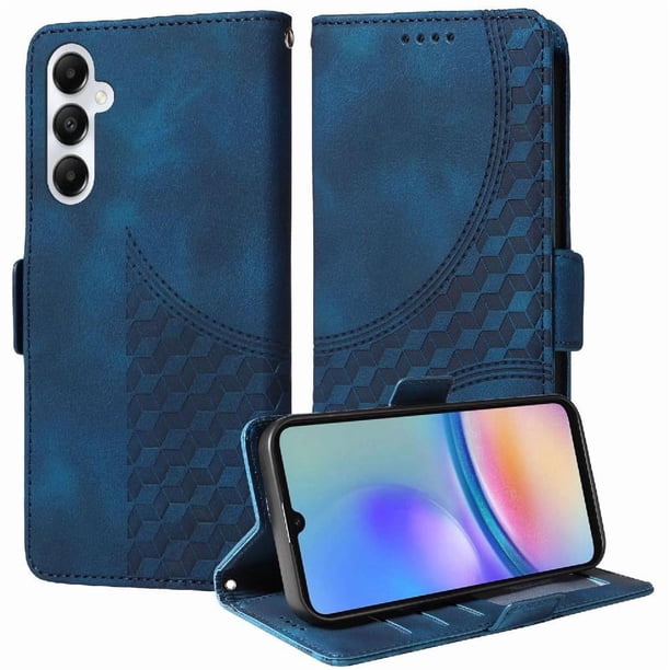 Carcasa FOXDOCK Samsung Galaxy A05s de cuero PU, diseño acolchado clásico, protección contra caídas y rayones