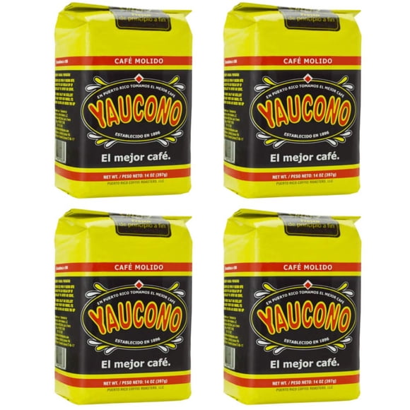 Café molido Yaucono tueste medio – 4 bolsas de 397 g