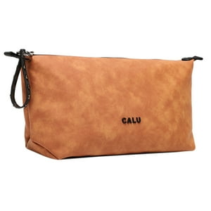 Calu Bags - Neceser Cosmetiquero Abeto Pu Camel Calu